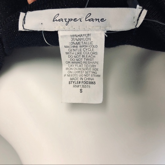 Black Harper Lane Mini Dress W/ Splits Stretchy - Picture 8 of 8